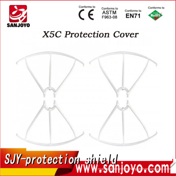 Original syma X5C repuestos escudo de protección 4 unids / set quadcopter parte RC Helicóptero Drone piezas de repuesto marco de Protección de la Lámina